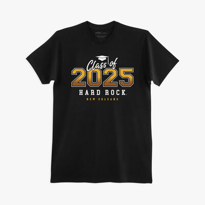 Adult Fit Class Of 2025 Tee in Black